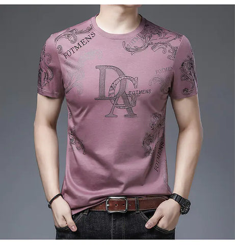 High-Quality Men's Cotton Summer T-Shirts (4XL)