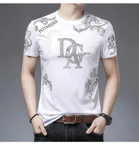 High-Quality Men's Cotton Summer T-Shirts (4XL)