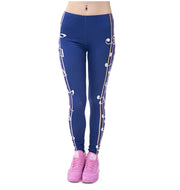 Printed Leggings, Slim Fit Pants, Yoga Pants