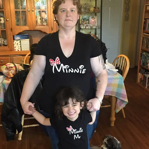 Mother-Daughter Matching Summer Short Sleeve T-Shirts