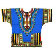African Printed 100% Cotton Unisex Dashiki T-shirts