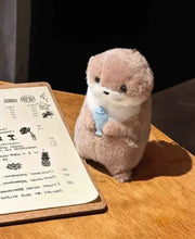 Cute Little Otter Stuffed Fish Doll