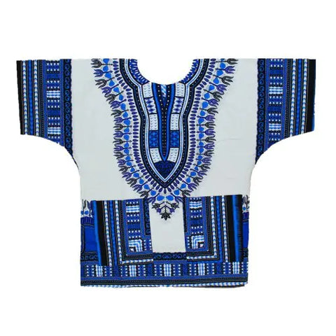 African Printed 100% Cotton Unisex Dashiki T-shirts