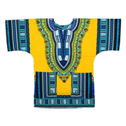 African Printed 100% Cotton Unisex Dashiki T-shirts