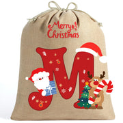 Parima Large Christmas Gift Bags - Christmas Gift Baskets Reusable Christmas Gift Bag Initial Santa Sacks Christmas Bags Christmas Party Supplies 20x26.96Inch Christmas Decorations Indoor