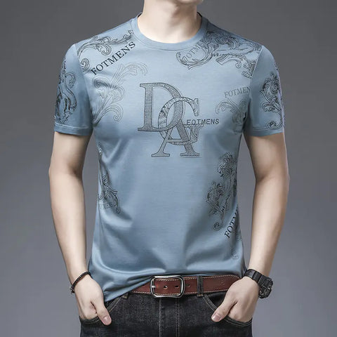 High-Quality Men's Cotton Summer T-Shirts (4XL)