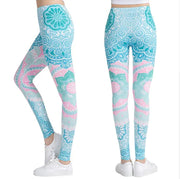 Printed Leggings, Slim Fit Pants, Yoga Pants