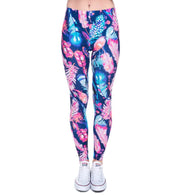 Printed Leggings, Slim Fit Pants, Yoga Pants