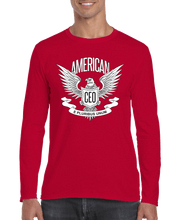 American CEO Patriotic Eagle Men's Long Sleeve Shirt