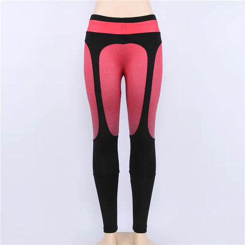 Leggings, Yoga Pants, Printed Pants, Color Block Yoga Pants