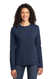 Port & Company Womens Classic Silhouette T-Shirts Navy