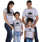 Crown King Summer Short-Sleeved Family T-Shirts