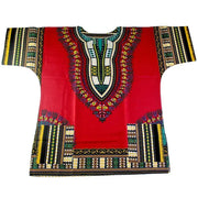 African Printed 100% Cotton Unisex Dashiki T-shirts