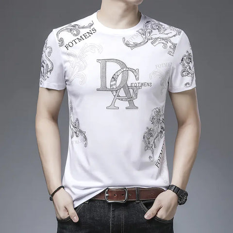 High-Quality Men's Cotton Summer T-Shirts (4XL)