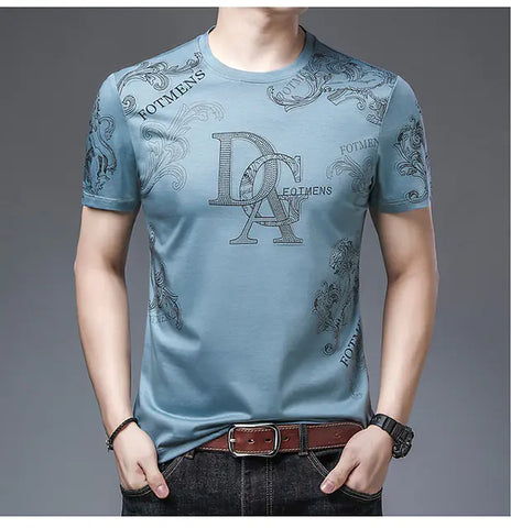 High-Quality Men's Cotton Summer T-Shirts (4XL)