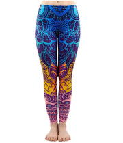 Printed Leggings, Slim Fit Pants, Yoga Pants