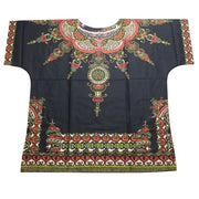 African Printed 100% Cotton Unisex Dashiki T-shirts