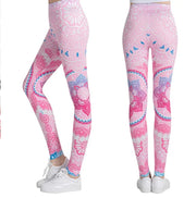 Printed Leggings, Slim Fit Pants, Yoga Pants
