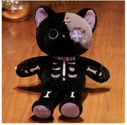 Kawaii Devil Skeleton Cat Plush Toy