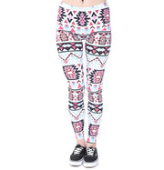 Printed Leggings, Slim Fit Pants, Yoga Pants