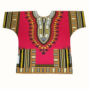 African Printed 100% Cotton Unisex Dashiki T-shirts