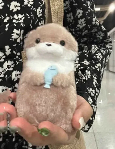Cute Little Otter Stuffed Fish Doll