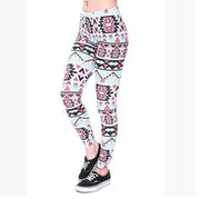 Printed Leggings, Slim Fit Pants, Yoga Pants