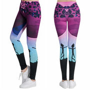Printed Leggings, Slim Fit Pants, Yoga Pants