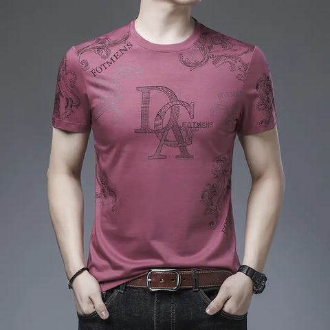 High-Quality Men's Cotton Summer T-Shirts (4XL)