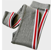 Striped Sports Pants, Leggings, Tapered Pants