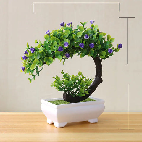 Home Decor Faux Potted Plant Arrangement (Plastic)